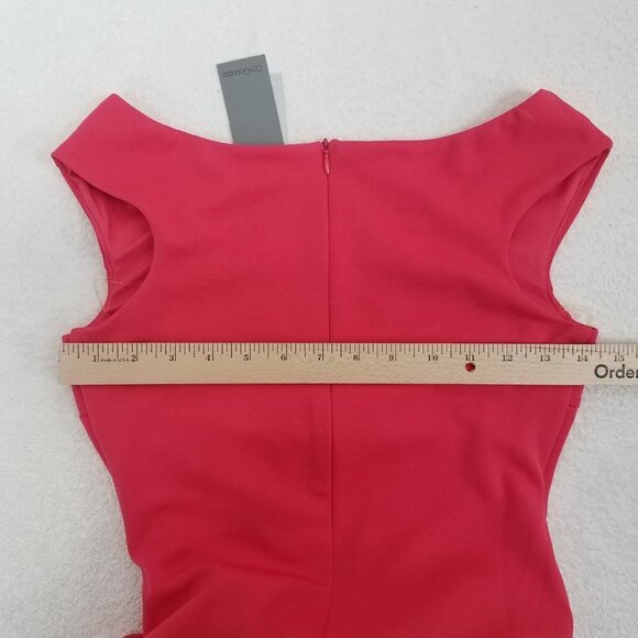 City Goddess Size 4 Long Maxi Dress Gown in Pink / Red - Picture 9 of 10